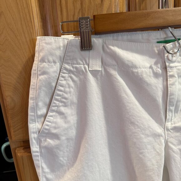 Lilly Pulitzer Palm Beach Fit Capri Pants Women’s 8 White Cotton EUC - Picture 5 of 13